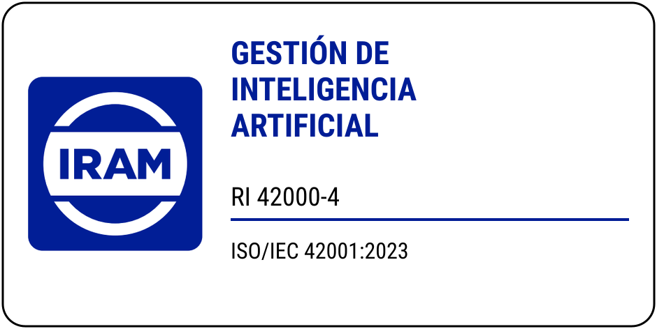 Sello IRAM certificación ISO/IEC 42001
